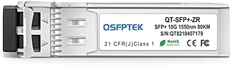 QSFPTEK 10GBASE-T SFP+ to RJ45 Module, 10Gb Copper RJ-45, Mini gbic SFP to Ethernet Network Optical Copper Transceiver Compatible with Dell GP-10GSFP-T, up to 30m|B0BX6G2CT6