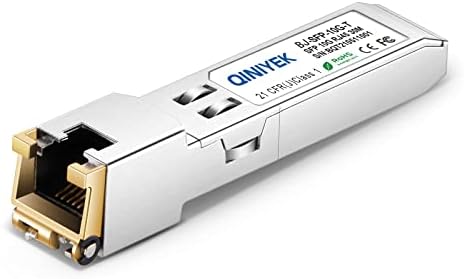[2 Pack] 1.25/2.5/5/10G SFP+ to RJ45 Transceiver, Copper SFP+ Module, Cat.6a/7, up to 30m, for Cisco SFP-10G-T-S, MikroTik S+RJ10, Ubiquiti UF-RJ45-10G, Netgear AXM765, Netgear, TP-Link, Fortinet|B0BZPD68R7
