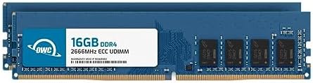OWC 32GB (2x16GB) DDR4 2666MHz PC4-21300 CL19 2RX8 ECC Unbuffered UDIMM 1.2V 288-pin Workstation Server Memory RAM|B0C93KJ3CD