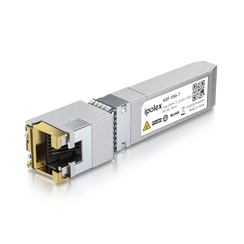 ipolex SFP+ 10GBase LR Singlemode Module, 10G SFP LC 1310nm Fiber Optic Transceiver for Cisco SFP-10G-LR, Ubiquiti UniFi UF-SM-10G, Meraki MA-SFP-10GB-LR, Netgear AXM762, Mikrotik and More, up to 10KM|B01EN33WYK
