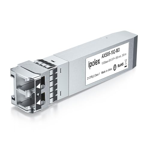 ipolex 1000Base-LX/LH SFP Transceiver, 1.25G SFP LC Fiber Module, Gigabit Single Mode Mini GBIC, 1310nm SMF, up to 20km, for Cisco GLC-LH-SMD, Ubiquiti UF-SM-1G, Meraki, TP-Link TL-SM311LS and More|B01EN33VN2