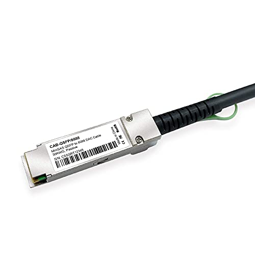 10Gtek QSFP (SFF-8436) to SFF-8088 DDR Hybrid Mini SAS Cable, External Copper SAS Cable for NetApp DS4243 DS4246 DS2246, 100-Ohm, 0.5-m(1.6ft)|B07Y4ZKQJB