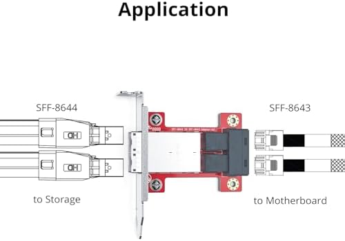 H!Fiber LSI SAS 9211-8i RAID Controller Card, 6Gb/s Internal SAS/SATA HBA Card, LSI 2008 Chip, PCI Express 2.0 X8, 2X SFF-8087 Ports|B0BKQDJLZ9