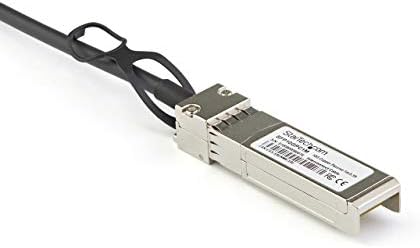 StarTech.com Dell EMC DAC-SFP-10G-1M Compatible 1m 10G SFP+ to SFP+ Direct Attach Cable Twinax - 10GbE SFP+ Copper DAC 10 Gbps Low Power Passive Mini GBIC/Transceiver Module DAC (DACSFP10G1M)|B07Z8RXQPX