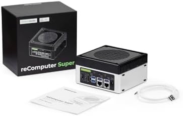 reComputer J4011-Edge AI Device with NVIDIA Jetson Orin™ NX 8GB Module, 4xUSB 3.2, M.2 Key E & Key M Slot, Aluminum case, Pre-Installed Jetpack System with NVIDIA Jetpack™ on 128GB NVMe SSD