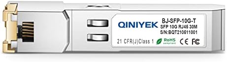 [2 Pack] 1.25/2.5/5/10G SFP+ to RJ45 Transceiver, Copper SFP+ Module, Cat.6a/7, up to 30m, for Cisco SFP-10G-T-S, MikroTik S+RJ10, Ubiquiti UF-RJ45-10G, Netgear AXM765, Netgear, TP-Link, Fortinet|B0BZPD68R7