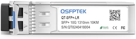 10G LR SFP+ Module, 10GBASE-LR Gigabit Ethernet Optic Transceiver, 10GbE Network MINI GBIC, SMF 1310nm 10km DDM LC Single-Mode for Cisco SFP-10G-LR, Mikrotik S-31DLC20D and Other Open Switch|B07QXP6YW5