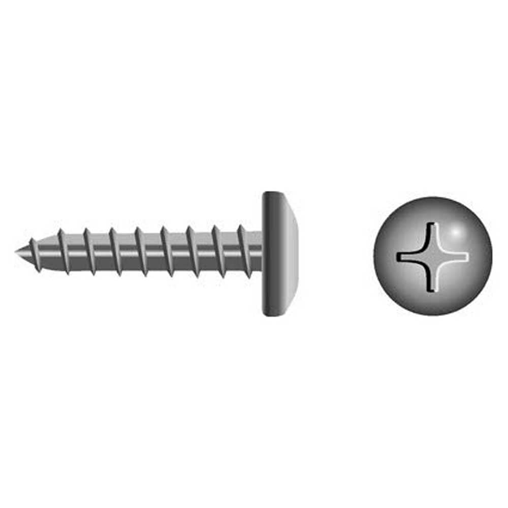 Seachoice 59573 Stainless Steel Phillips Tapping Screw - Pan Head