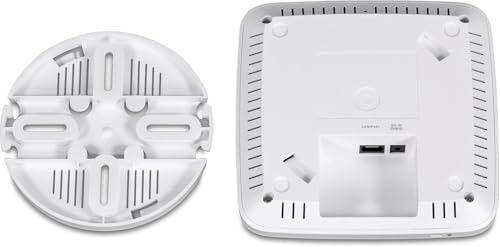 TRENDnet AX1800 Dual Band WiFi 6 PoE+ Access Point, TEW-921DAP, 1201Mbps (5GHz + 567Mbps (2.4Ghz, NDAA & TAA Compliant, MU-MIMO, Client Bridge, Supports up to WPA3 Encryption, White