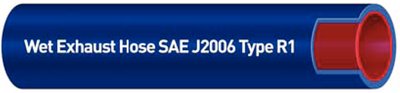Shield 16-202-4000-36 Shields Marine Blue Series 202 Nautiflex Silicone Exhaust, 3' Hose