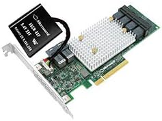 Microsemi SmartRAID 3154-24i PCI Express x8 3.0 12 Gbps RAID Controller (SAS, PCI Express x8, Half Height (Low Profile) 0, 1, 1 ADM, 5, 6, 10, 50, 60, 12 Gbit/s, 167 mm)|B07LF4FMHR