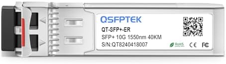 QSFPTEK 10GBASE-T SFP+ to RJ45 Module, 10Gb Copper RJ-45, Mini gbic SFP to Ethernet Network Optical Copper Transceiver Compatible with Dell GP-10GSFP-T, up to 30m|B0BX6G2CT6