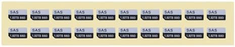 20PCS Capacity Sticker Label for Hard Drive Tray Caddy F238F KG1CH G176J 8FKXC, Compatible for Dell PowerEdge 11th-13th R430 R530 R630 R730 T430 T630 T440 R420 R520 R620 R720, 1.2TB, SAS, 10K|B0G5253JVT