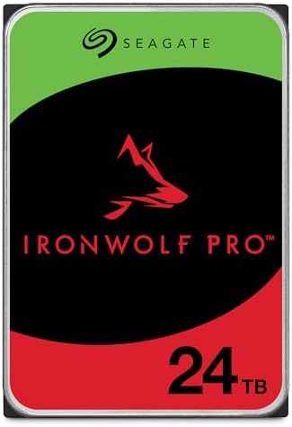 Seagate IronWolf Pro, 12 TB, Enterprise NAS Internal HDD –CMR 3.5 Inch, SATA 6 Gb/s, 7,200 RPM, 256 MB Cache for RAID Network Attached Storage (ST12000NT001