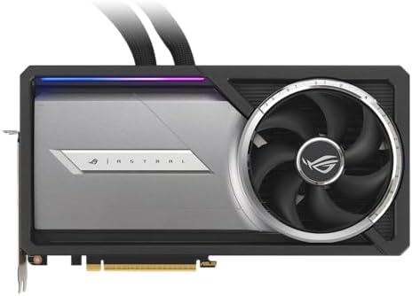 ASUS ROG Astral GeForce RTX 5090 White OC Edition Gaming Graphics Card (PCIe 5.0, 32GB GDDR7, HDMI/DP 2.1, 3.8-slot, 4fan design, Axial-tech fans, patented vapor chamber, Phase-change GPU thermal pad