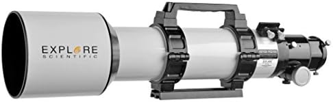 Explore Scientific FCD100 Series ED102 102mm f/7 Air-Spaced Aluminum Apochromatic Triplet Refractor Telescope (OTA Only), 1.14 arcsec Resolution, 714mm Focal Length|B0758NQV6Q