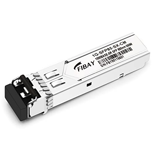 1000BASE-SX SFP Optical Transceiver Module Compatible with HPE Aruba J4858D J4858DCM JL745A Q8N53A ProCurve J4858C J4858B J4858A 850nm 550m DDM Duplex LC MMF|B09MTW3HVB