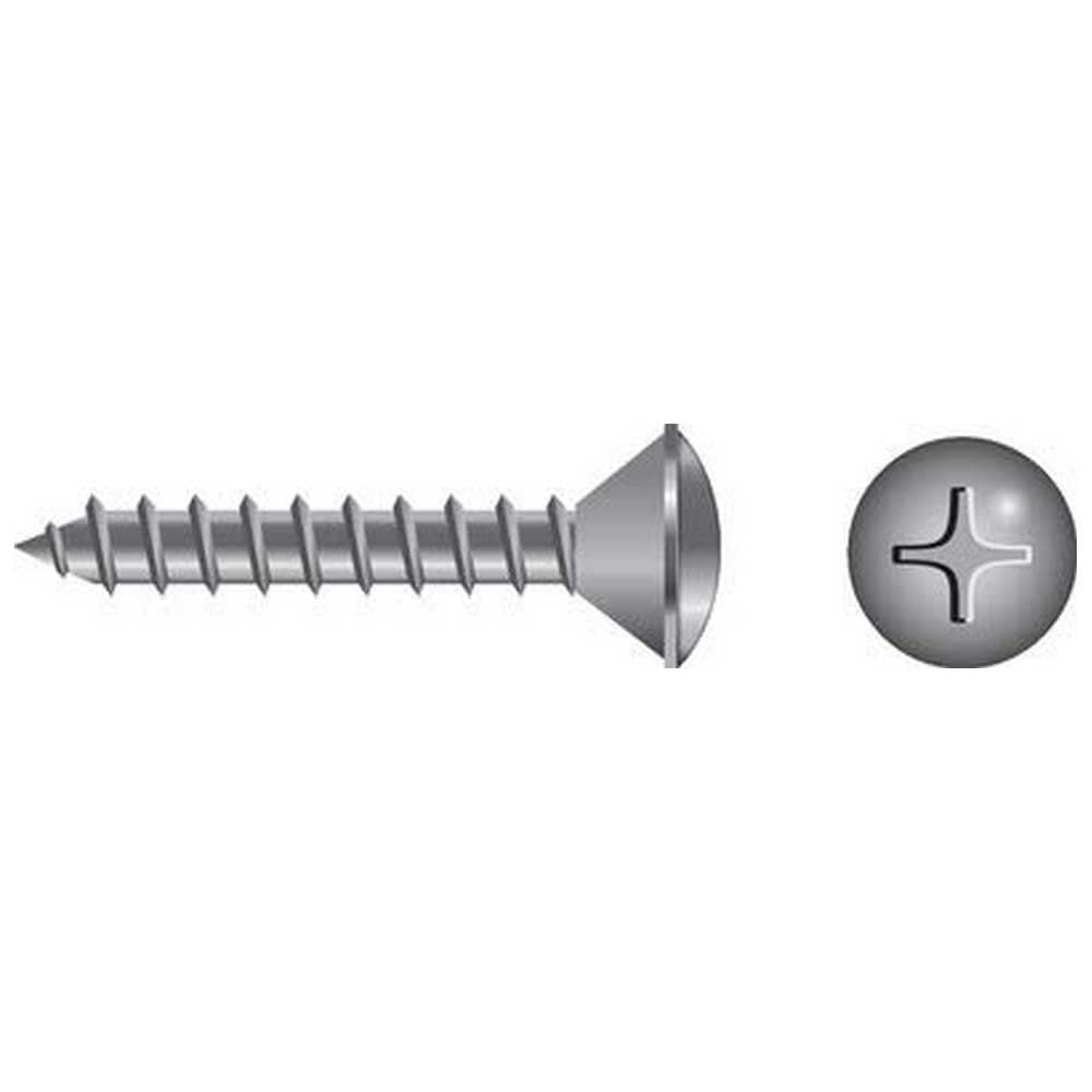 Seachoice MP3215SC 59616 Stainless Steel Phillips Machine Screw Oval Head
