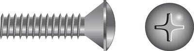 Seachoice SC3405 Phillips Machine Screw Oval Head, 6-32 x 5/8"