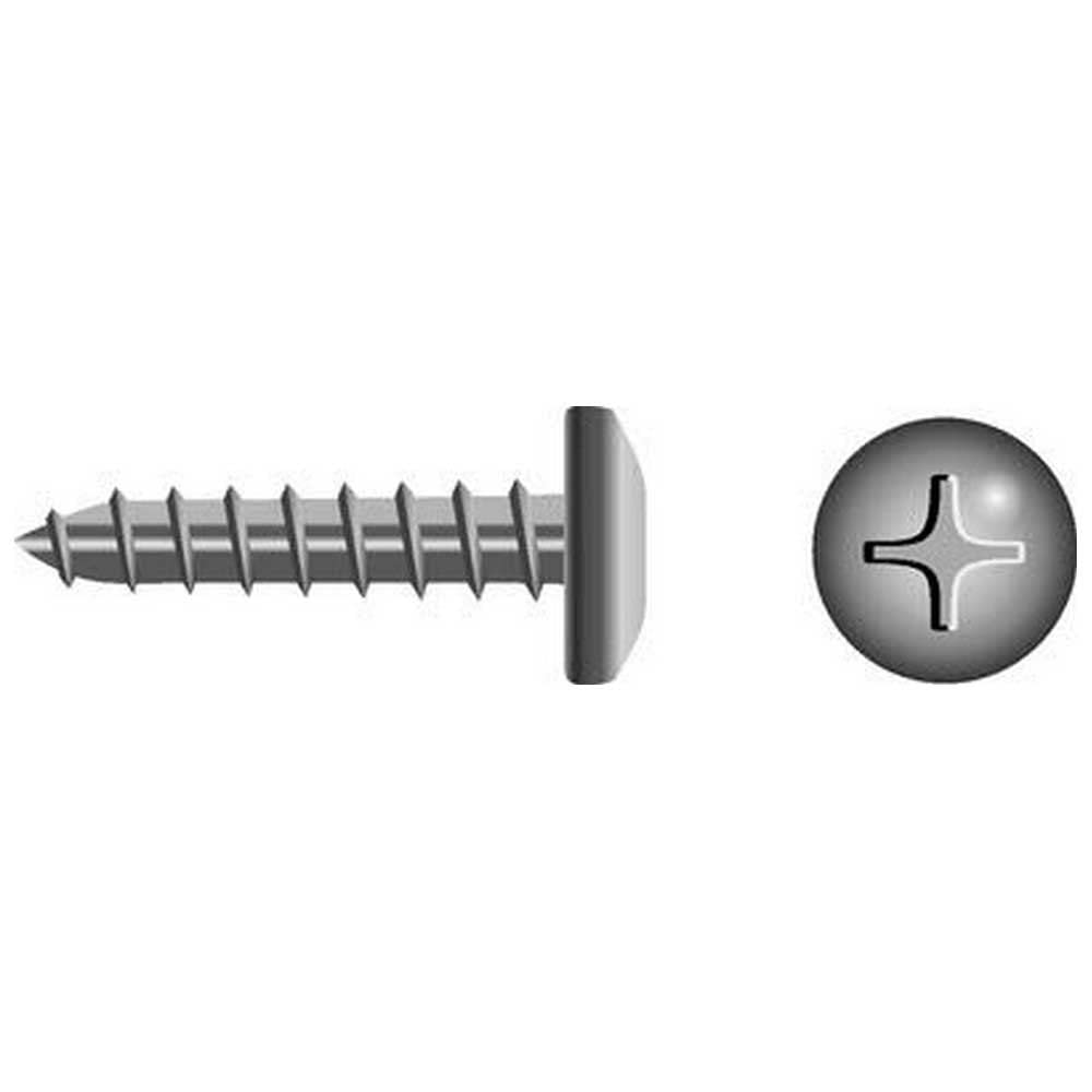 Seachoice 59561 Stainless Steel Phillips Tapping Screw - Pan Head