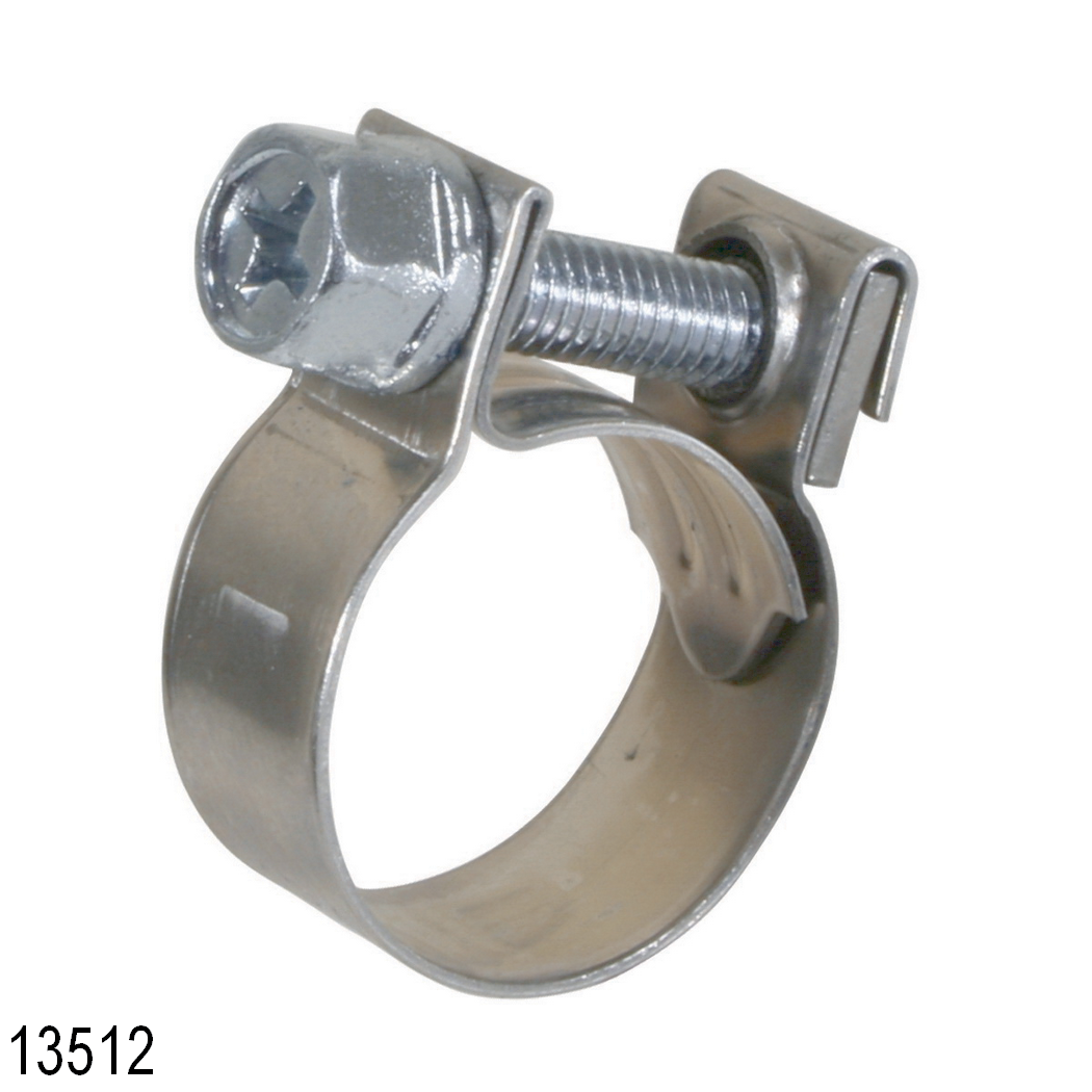 Scandvik 13513 Aba 304 Stainless Steel Mini Clamps, Size 13