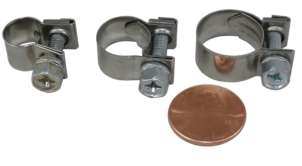 Scandvik 13508 Aba 304 Stainless Steel Mini Clamps, Size 8