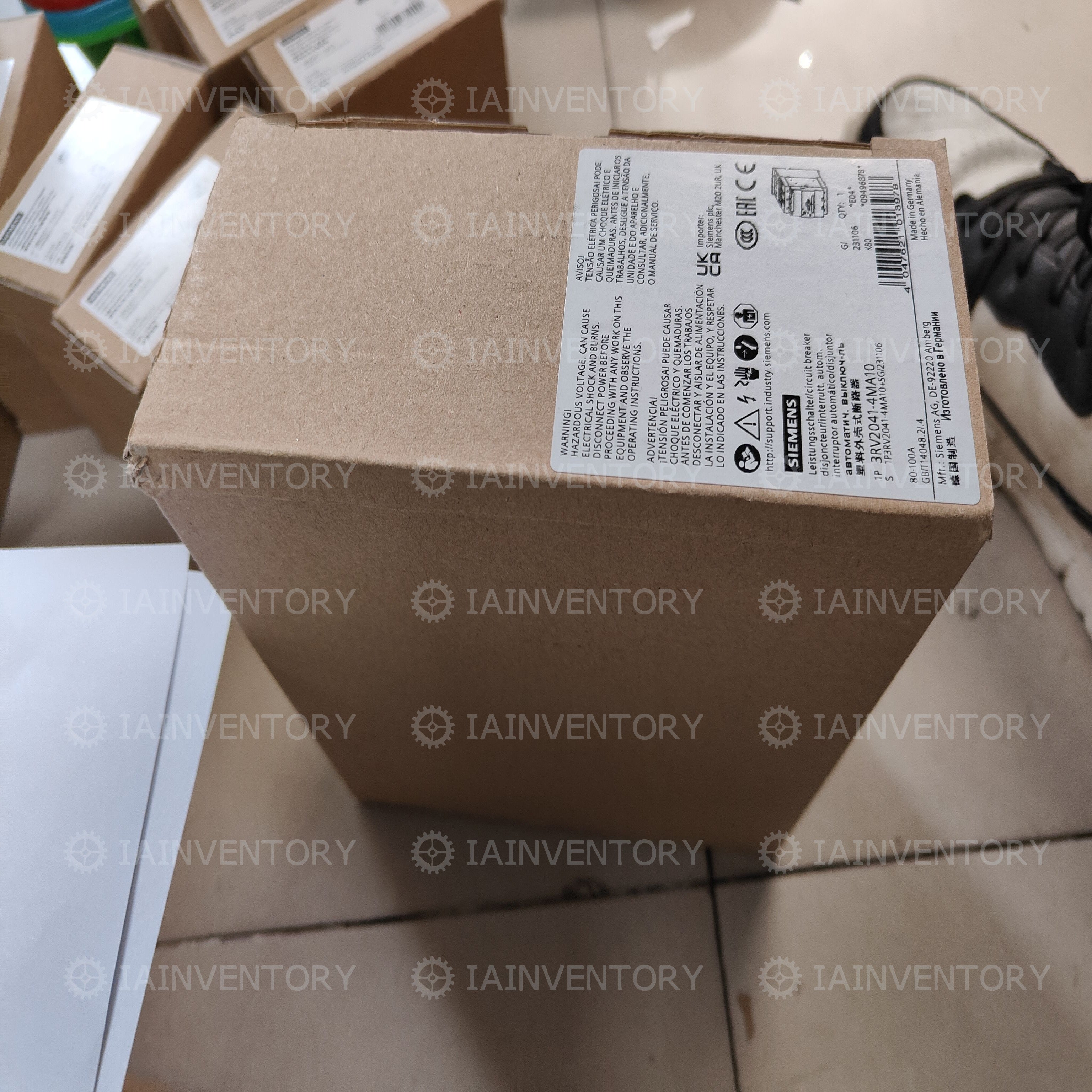 SIEMENS circuit breaker 3RV2041-4MA10
