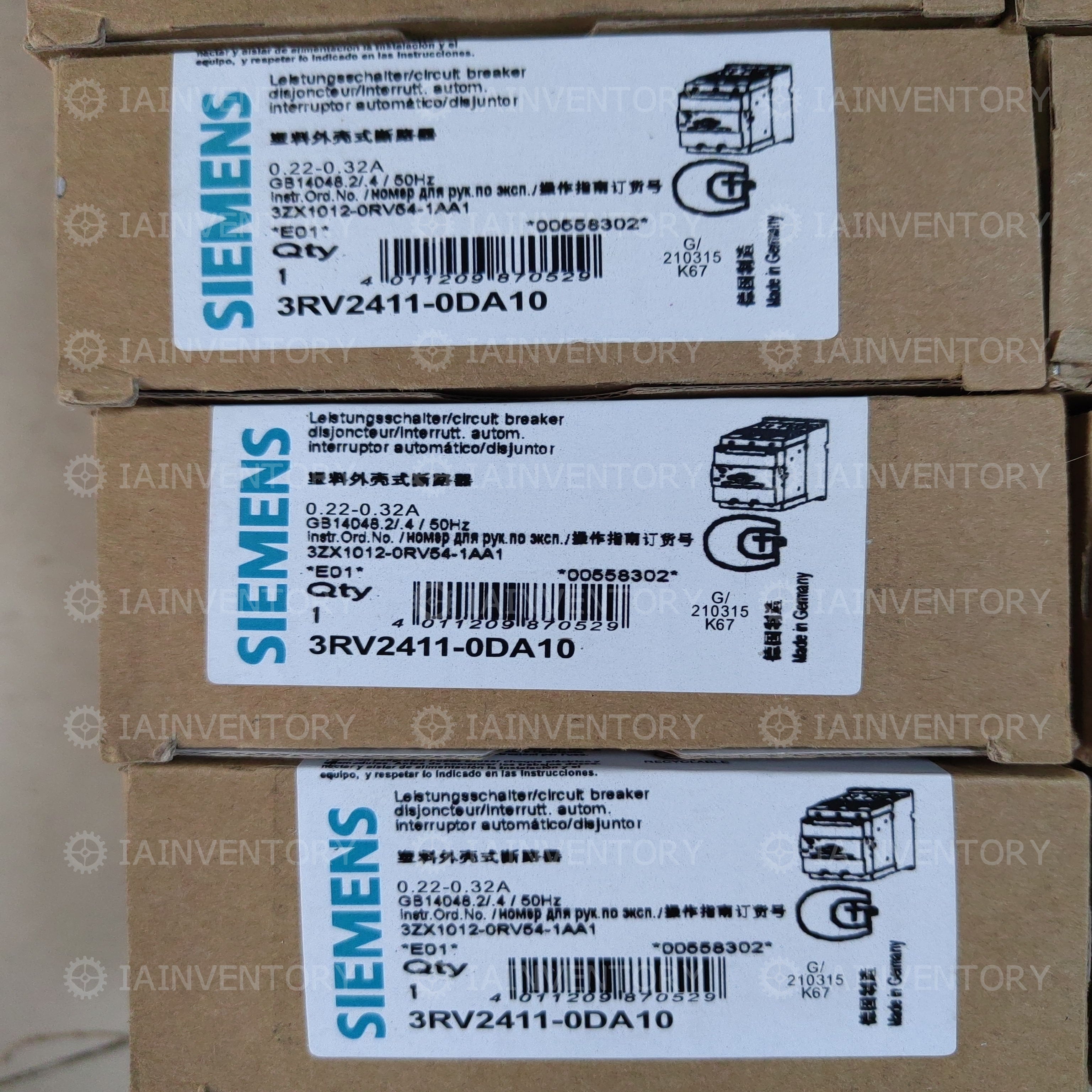 breaker 3RV2411-0DA10 Siemens