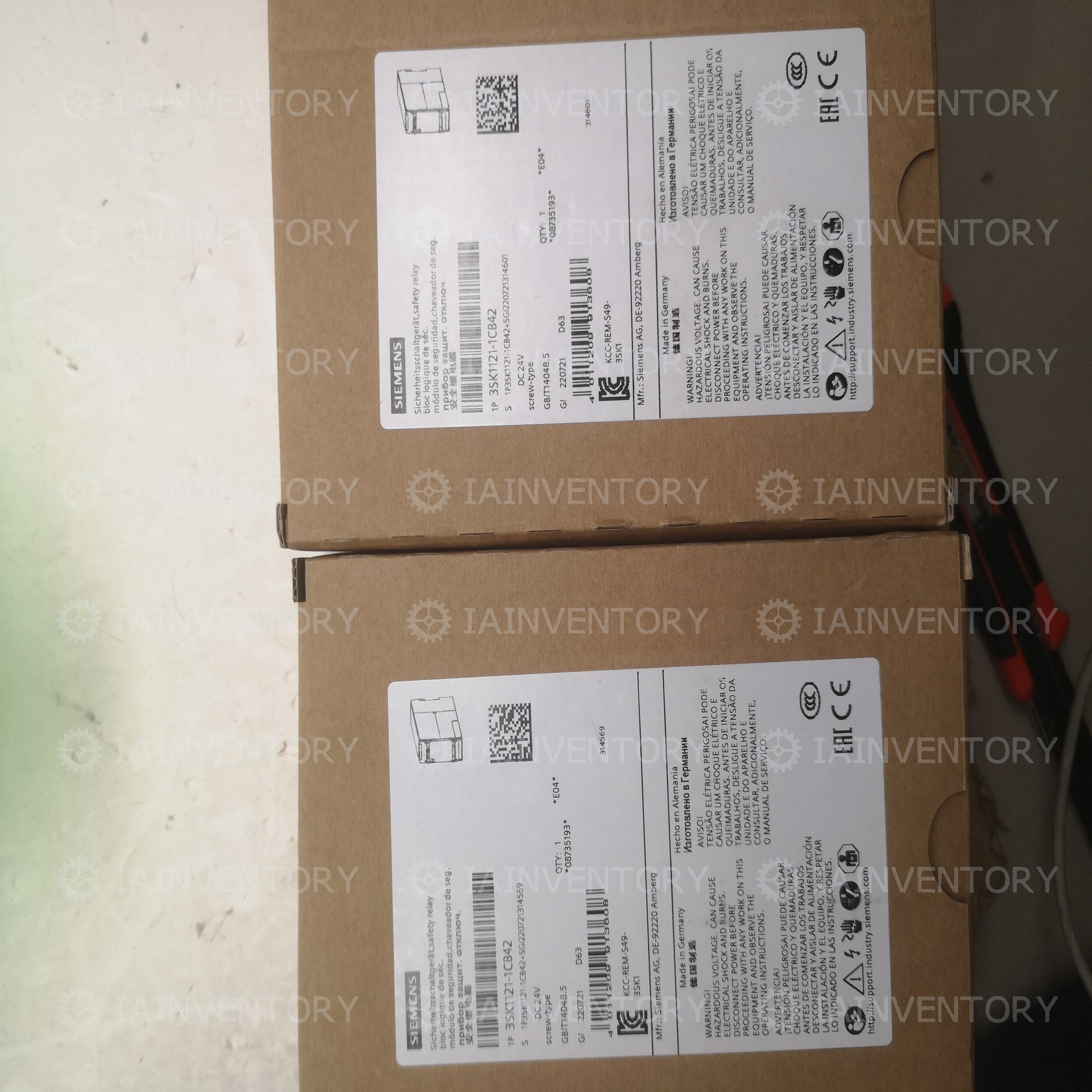 Siemens Configurable Safety Relay 3SK1121-1CB42