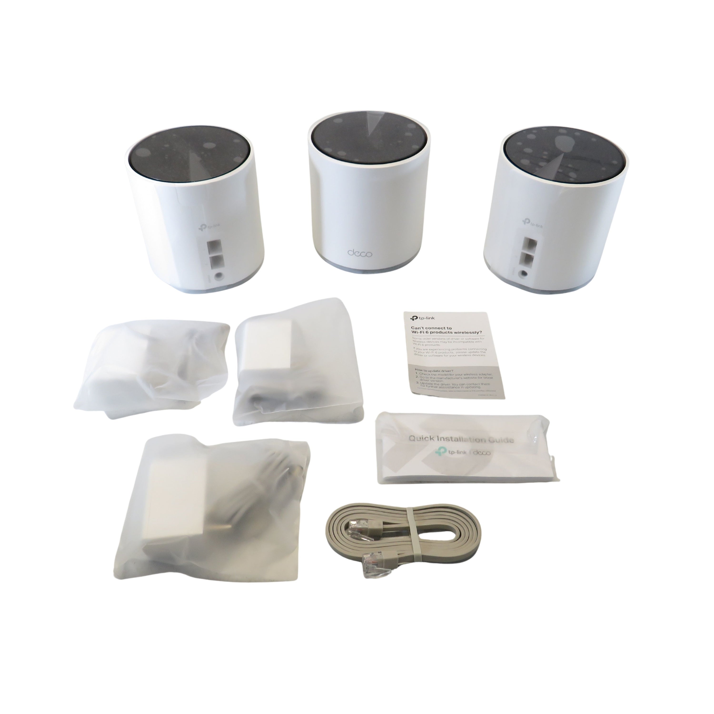 TP-Link Deco X25 (3 pack) AX1800 Whole Home Mesh Wi-Fi 6 System