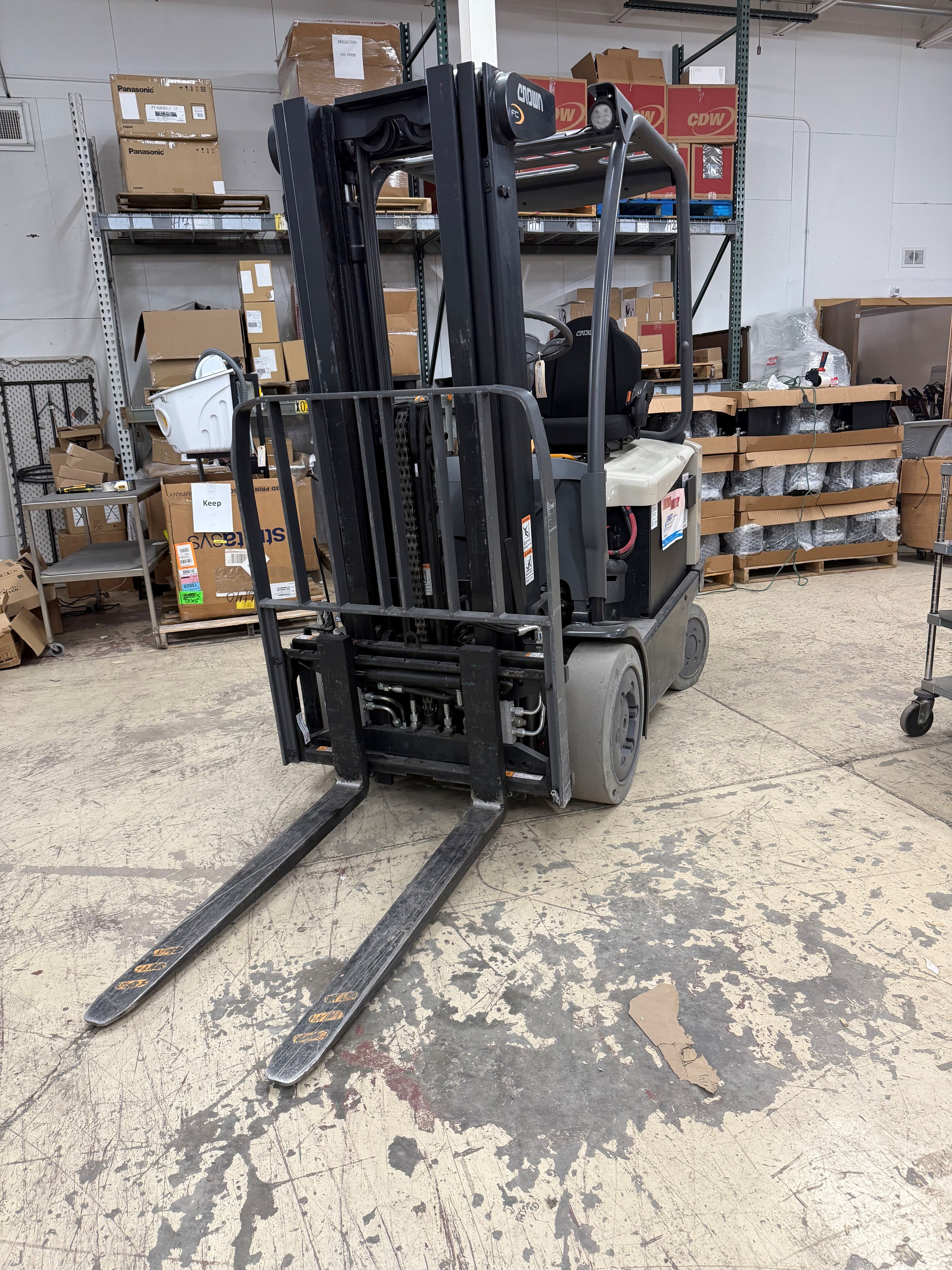 Crown 2022 FC5215-50 Electric Forklift Sit-down lift | Odometer 1037