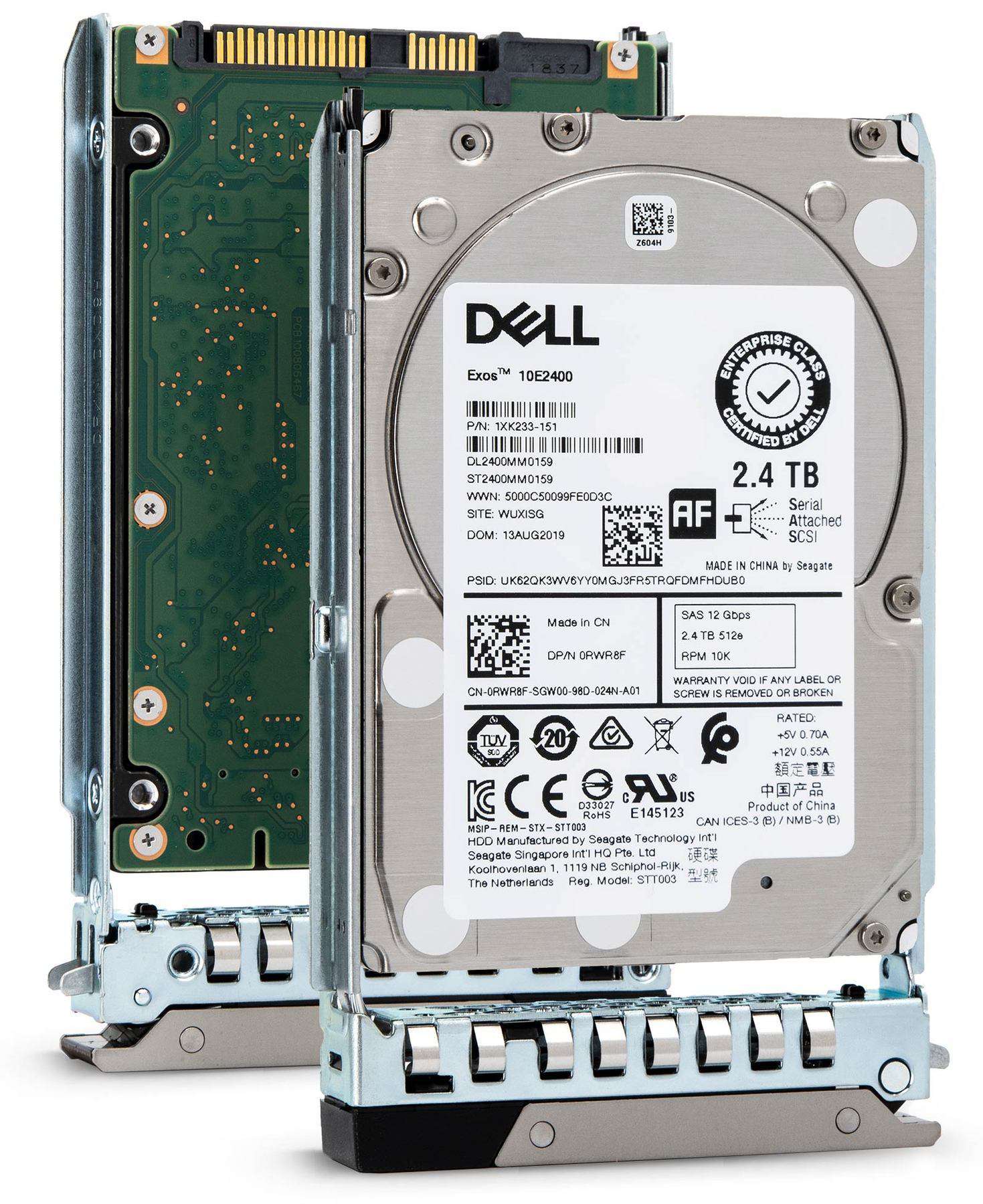 Dell G14 400-AVCD 2.4TB 10K RPM SAS 12Gb/s 512e 2.5" Hard Drive