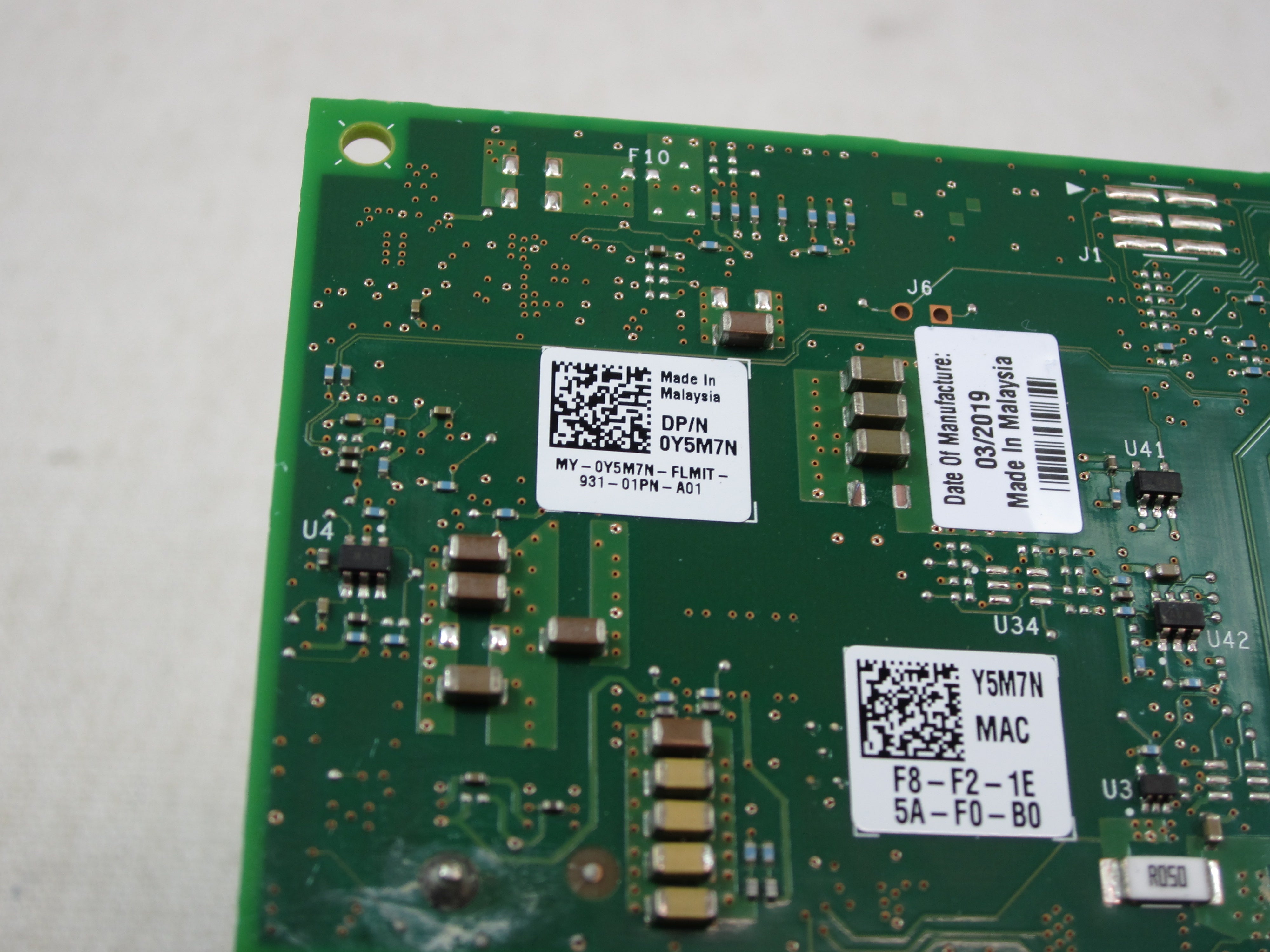 Lot of 6x Damage Y5M7N Intel X710 Dual Port 10gbe Converged Network Adapter