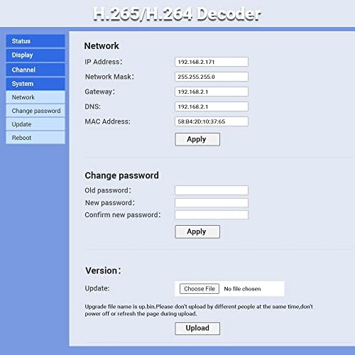 H.265 H.264 HD Video Audio Decoder IP Camera Decoder HTTP RTSP M3U8 RTMP UDP Unitcast to HDMI AV RCA Decoder for Advertisement Display, Decoding Video Encoder, Decoding IP Camera|B07C3HQTK1