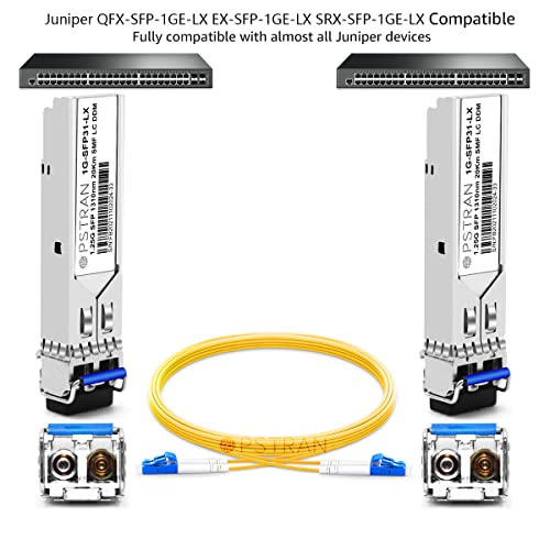 1000BASE-SX SFP Optical Transceiver Module Compatible with HPE Aruba J4858D J4858DCM JL745A Q8N53A ProCurve J4858C J4858B J4858A 850nm 550m DDM Duplex LC MMF|B09MTW3HVB