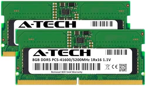 32GB DDR5 4800MHz PC5-38400 CL40 SODIMM 2Rx8 Dual Rank 1.1V Non-ECC Unbuffered SO-DIMM 262-Pin Laptop Computer RAM Memory Upgrade Module