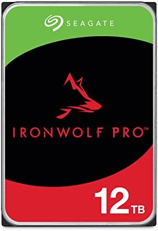 Seagate IronWolf 12TB NAS Internal Hard Drive HDD – CMR 3.5 Inch SATA 6Gb/s 7200 RPM 256MB Cache for RAID Network Attached Storage (ST12000VNZ008/ST12000VN0008