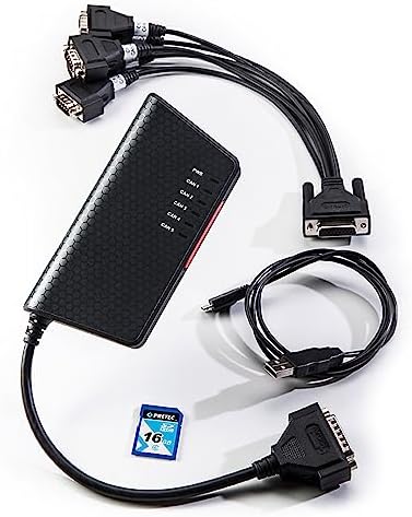 Kvaser Memorator Pro 5xHS 5 Channel Stand-Alone Data Logger, USB-to-CAN/CAN FD Interface with Program