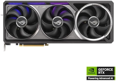 ASUS ROG Astral GeForce RTX™ 5080 OC Edition Gaming Graphics Card (PCIe® 5.0, 16GB GDDR7, HDMI®/DP 2.1, 3.8-Slot, 4-Fan Design, Axial-tech Fans, Patented Vapor Chamber, Phase-Change GPU Thermal pad