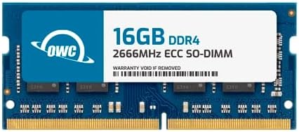 OWC 32GB (2X16GB) DDR4 RAM Compatible with Synology DiskStation DS723+ and DS923+ NAS System 2666MHz PC4-21300 CL19 ECC Unbuffered SODIMM 2Rx8 1.2V Memory Upgrade|B0CCF65QG4