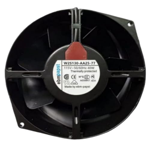 W2S130-AA25-77 172MM 115V 40W 17255 17.2CM 172X150X55MM 2-Wire Cooling Fan|B0FWYQ74R3