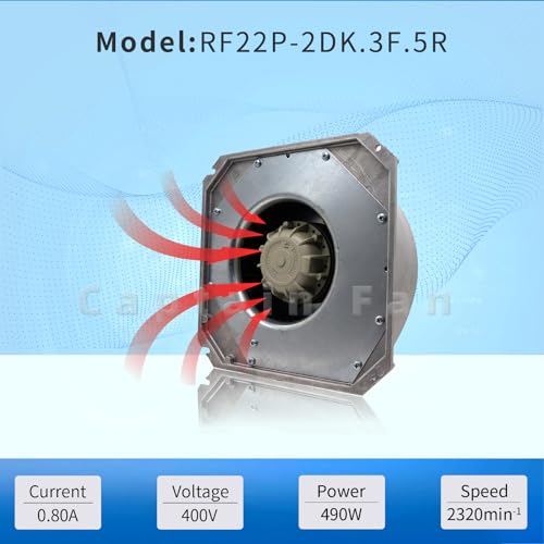 Original Ziehl-abegg RF22P-2DK.3F.5R 400V for Siemens Inverter Centrifugal Fans|B07TMDKGTJ