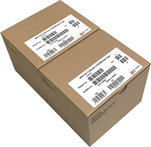 10-Pack HPE LTO 7 Ultrium C7977A 6TB/15TB Data Cartridge|B07PK4GP8M