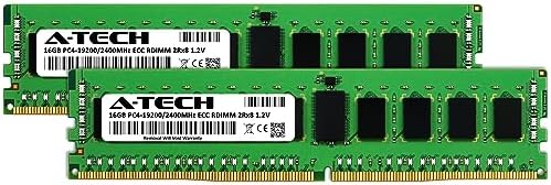 A-Tech 64GB Kit (2x32GB DDR4 3200MHz PC4-25600 ECC RDIMM 2Rx4 Dual Rank 1.2V ECC Registered DIMM 288-Pin Server & Workstation RAM Memory Upgrade Modules (A-Tech Enterprise Series
