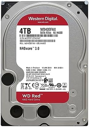 Western Digital 2TB WD NAS Internal Hard Drive HDD - 5400 RPM, SATA 6 Gb/s, SMR, 256MB Cache, 3.5" - WD20EFAX, Red|B07PGWXQCM