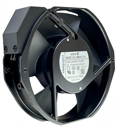 for ebm-papst W2E142-BB01-01 7056ES Cooling Fan,230V 50/60Hz 27/28W 172×150×38mm Metal high Temperature Resistant Fan,172cm Axial Flow Cooling Fan|B0D679BNV9