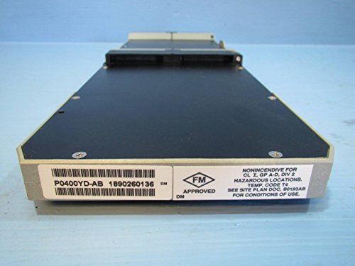 Foxboro P0400YD FBM 3 I/A Series PLC RTD Input Module P0 400 YD Rev AB PO400YD|B071HF8BG3