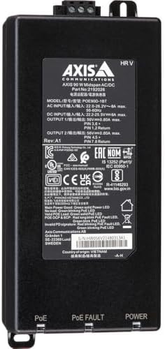 Axis Netzwerk PoE 90 W Midspan AC/DC 24 V|B09RVNH9SB