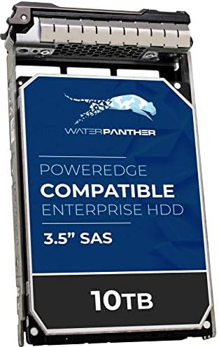 Water Panther 12TB 7.2K RPM SAS 12Gb/s 3.5" LFF HDD for Dell PowerEdge Servers | Enterprise Hard Disk Drive in 13G Tray | Compatible with Rack Servers R710 R720 R730 R420 R430