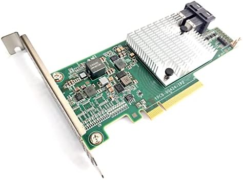 9300-8I SAS3008 12Gbps SATA/SAS 8-Port HBA IT Mode ZFS FreeNAS unRAID+2*SFF-8643 SATA Cable|B0CFRKNJXL